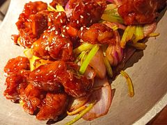 蒜香蜜汁排骨-绿茶餐厅(石家庄万象城店)
