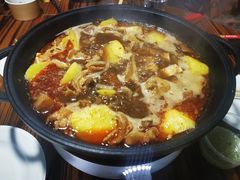 -老红桥炸灌肠牛肚锅烧烤(定福庄店)