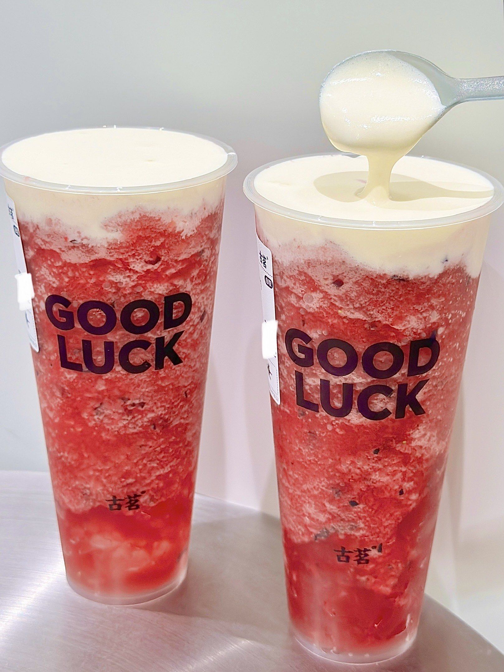 炒好喝的!芝士莓果车厘子!