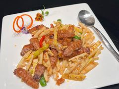 XO酱春笋炒虾菇柳-新雅粤菜馆(南京东路店)