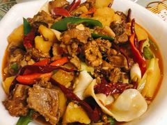 新疆大盘鸡-新疆红柳花餐厅(新洲店)