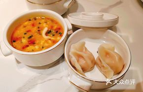 Sea Urchin Dumplings with Noodle Soup