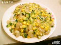 虾仁玉米盖浇-老头盖浇饭(南京新街口明瓦廊宏光酒店店)