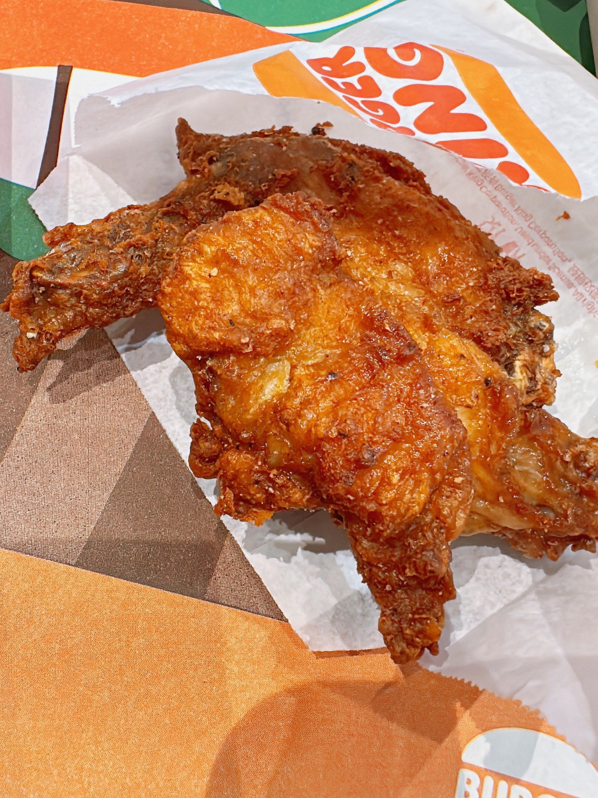 汉堡王这鸡翅太好吃了!