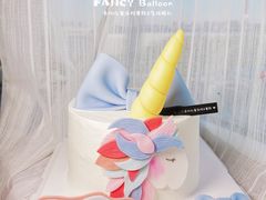 -卡比儿童蛋糕·心意定制·低脂零卡糖动物奶油FancyBALLOON(滨海店)
