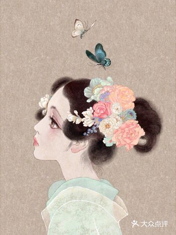 古风美人插画  好看值爆炸