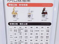 菜单-野人先生Gelato(上海长宁龙之梦店)