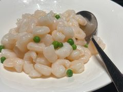 鸡头米炒虾仁-忆家名门·上海菜(徐家汇店)