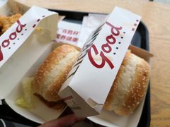 香辣鸡腿堡-肯德基(千秋广场店)