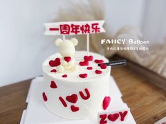 -卡比儿童蛋糕·心意定制·低脂零卡糖动物奶油FancyBALLOON(滨海店)