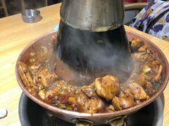 -超越炭火牛蛙火锅鸡(河东店)