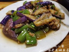 茄子肉末-老马斑鱼店(桂花路店)