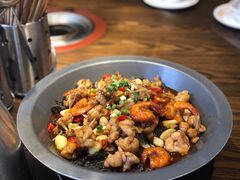 牛蛙虾-廖师傅大蒜炒腊肉(袁家岭店)