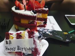 草莓红丝绒生日蛋糕-36cake生日蛋糕·下午茶(南山店)