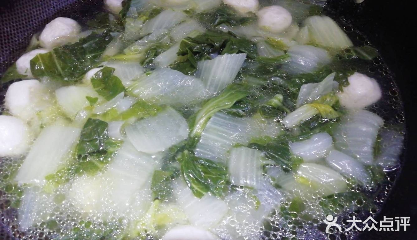 老婆婆温馨家常菜之青菜鱼丸汤