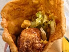 -小红车炸蛋葱油饼