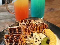 蓝色柠檬汽水-MI WU FACTORY米屋美食工厂餐厅(绿地店)