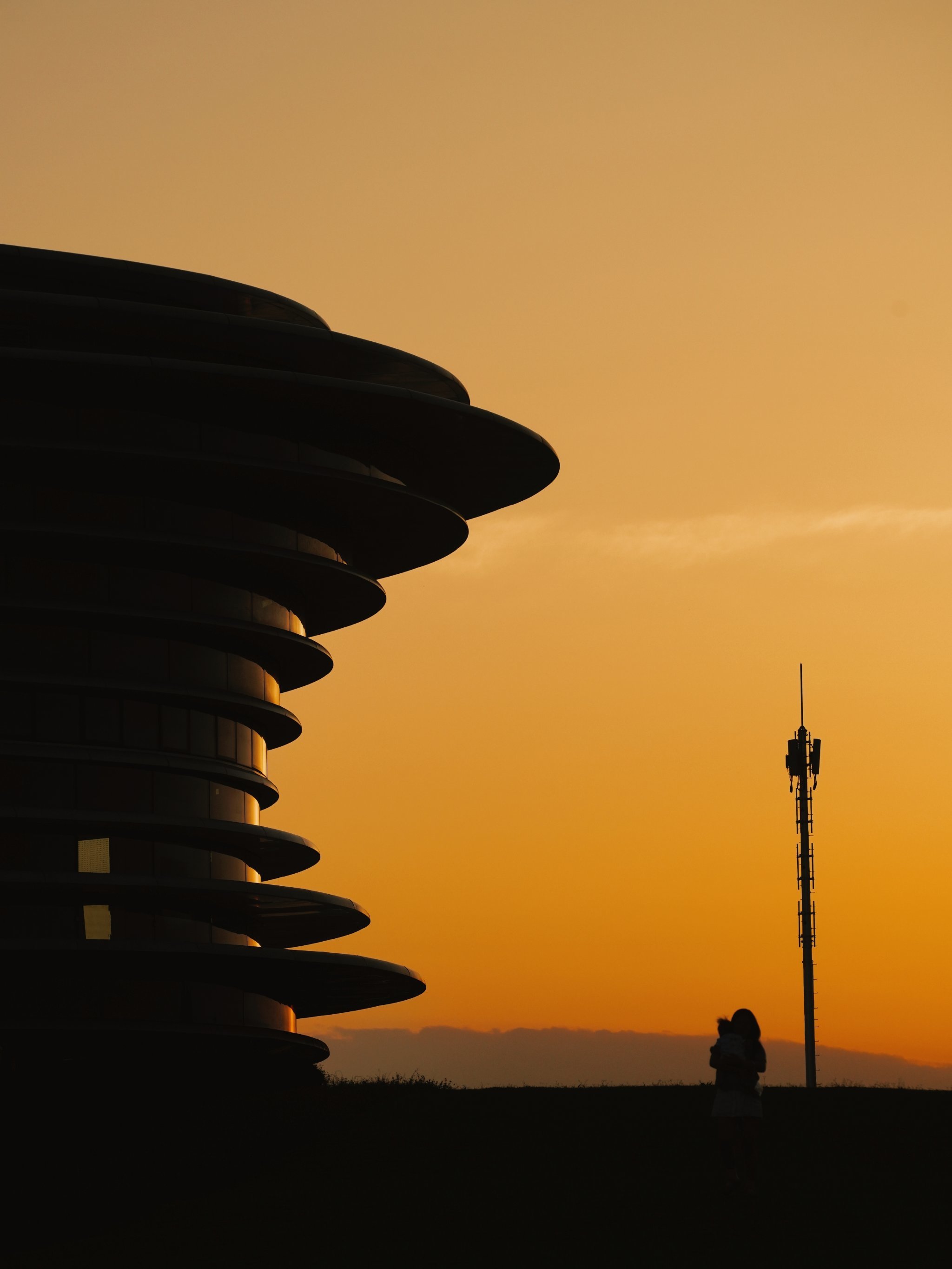 双流这里也好适合拍夕阳