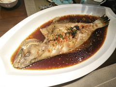 蒜茸豉香格陵兰蝶鱼-童福兴·南京菜(老门东店)