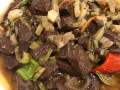 酸菜炒鸭血-龙记烤鸭店(新民路店)