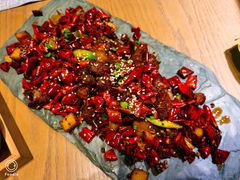 歌乐山辣子雪花牛肉-莲·中餐厅(成都首座万豪酒店)