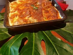 肉酱芝士焗口菇-梧桐北京烤鸭·铜锅涮肉(海岸城店)