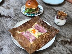 巴黎火腿鸡蛋芝士蘑菇可丽饼-RAC BAR(安福路店)