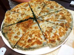 菠菜香菇素饼-福慧慈缘素食餐厅(王府井店)