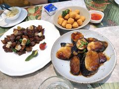 虾胶酿茄子-大树餐厅(红旗街万达店)