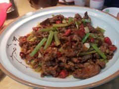 土菜油炒黄牛肉-湘当有饭剁椒鱼头(昆山招商花园城店)