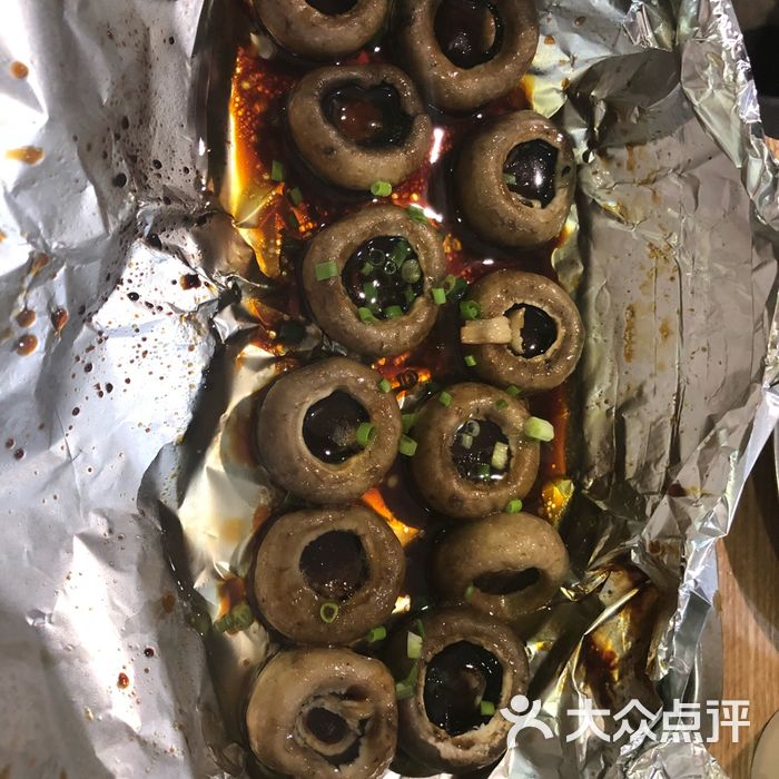 老虎灘大連海鮮燒烤錫紙蘑菇圖片-北京燒烤-大眾點評網