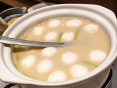 芥兰手打鱼丸汤-楚山晓·楚湘菜(江夏永旺店)