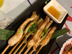 炭烧猪颈肉串-辉记炭烧海鲜大排档·老字号(福田店)