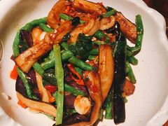 干煸豆角炒茄子-客语客家菜(东山口店)