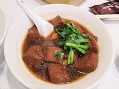金蒜韭菜猪红-稻香酒家·33年老字号·港式粤菜(富邦中心店)