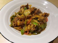 爆炒牛蛙拌川-汤去三面