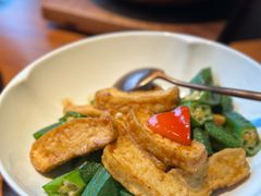 安溪豆干炒秋葵-CHIC1699远洋私厨