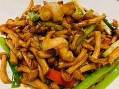 XO酱爆白玉菇虾仁-大树餐厅(红旗街万达店)