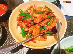擂辣椒五花肉-长春凯悦酒店-品悦中餐厅