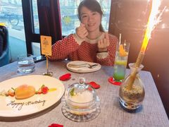 法式蜜桃心形茉莉花慕斯-弦月窗LUNETTE BY AMANDA(复兴路店)