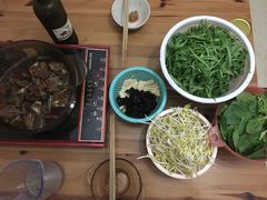 干锅花菜-我家福厨(万达中餐厅店)