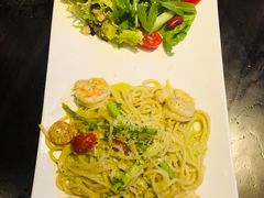 秘制青花椒虾仁意面-bluefrog蓝蛙(皇庭广场店)