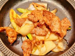 翰林谭府葱爆谷饲牛肉-北京饭店谭家菜