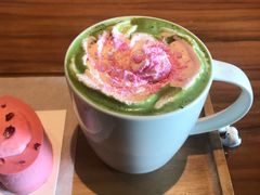 桃红抹茶拿铁-星巴克臻选(天津鲁能中心一店)
