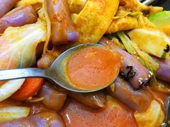 鱼饼炒年糕-芝士牛炭火烤肉