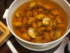 古越陈酿煮花螺-杭州西子湖四季酒店·金沙厅