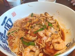 虾仁鸡蛋茄汁拌川-李犟大爆鳝面·手工蟹黄包(湖滨西湖店)