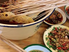-拈签一笑黄牛肉辣卤串串