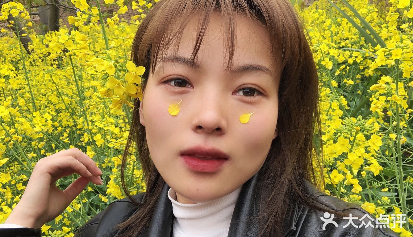 油菜花盛开地