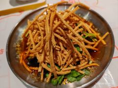 时令皮蛋拌馓子-靓靓蒸虾·头牌蒸虾(南山桂庙店)